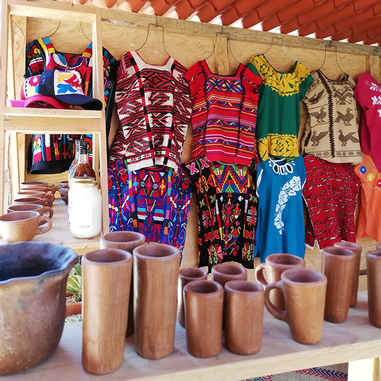 Mexican traditional clothing in Oaxaca state